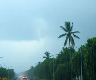 alerta laranja de tempestade em MS